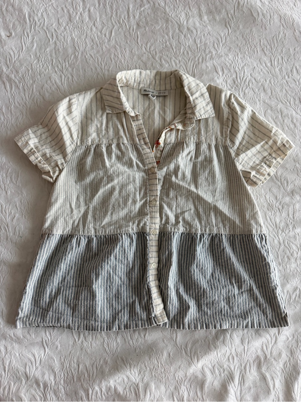 Striped Madewell blouse
